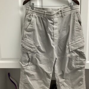 American Eagle Outfitters Men's Cargo Pants - Light Gray